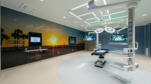 STERIS CleanSuite Operating room with MedGlas walls