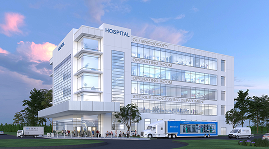 Healthcare facility drawing
